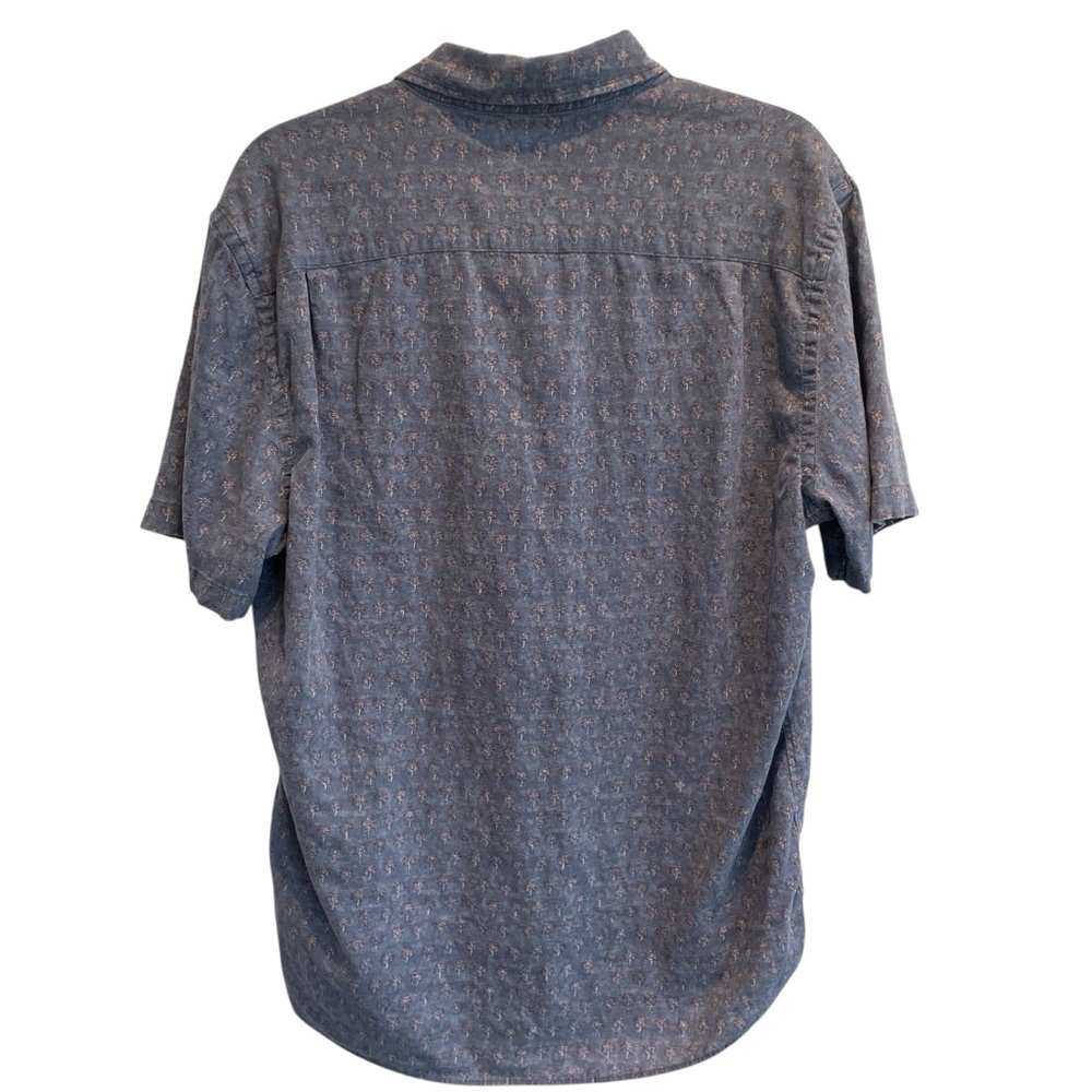 Faherty Men's Blue Patterned Button Down Shirt Me… - image 2